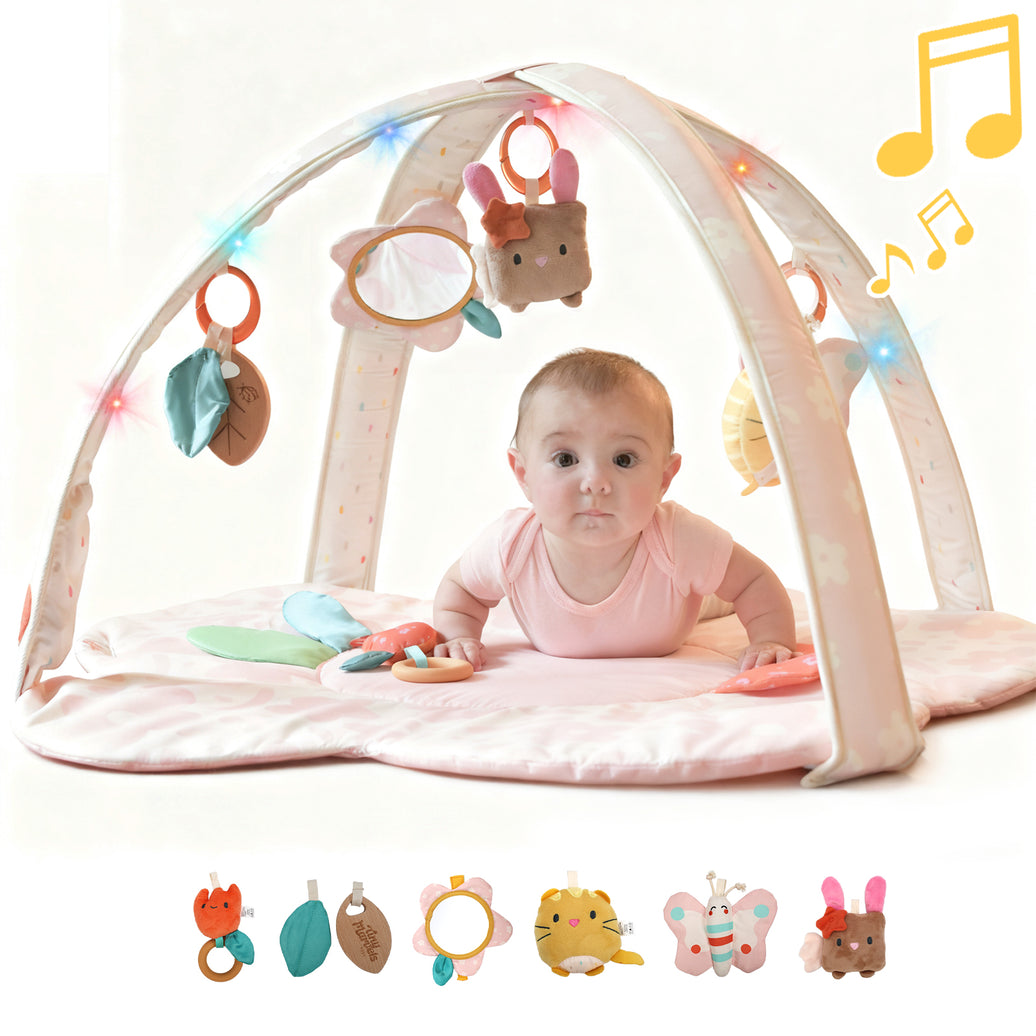 Baby Play Gym & Activity Mat(Blush Bloom)