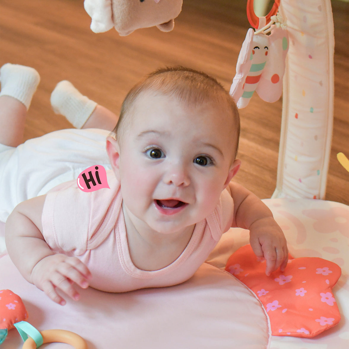 Baby Play Gym & Activity Mat(Blush Bloom)