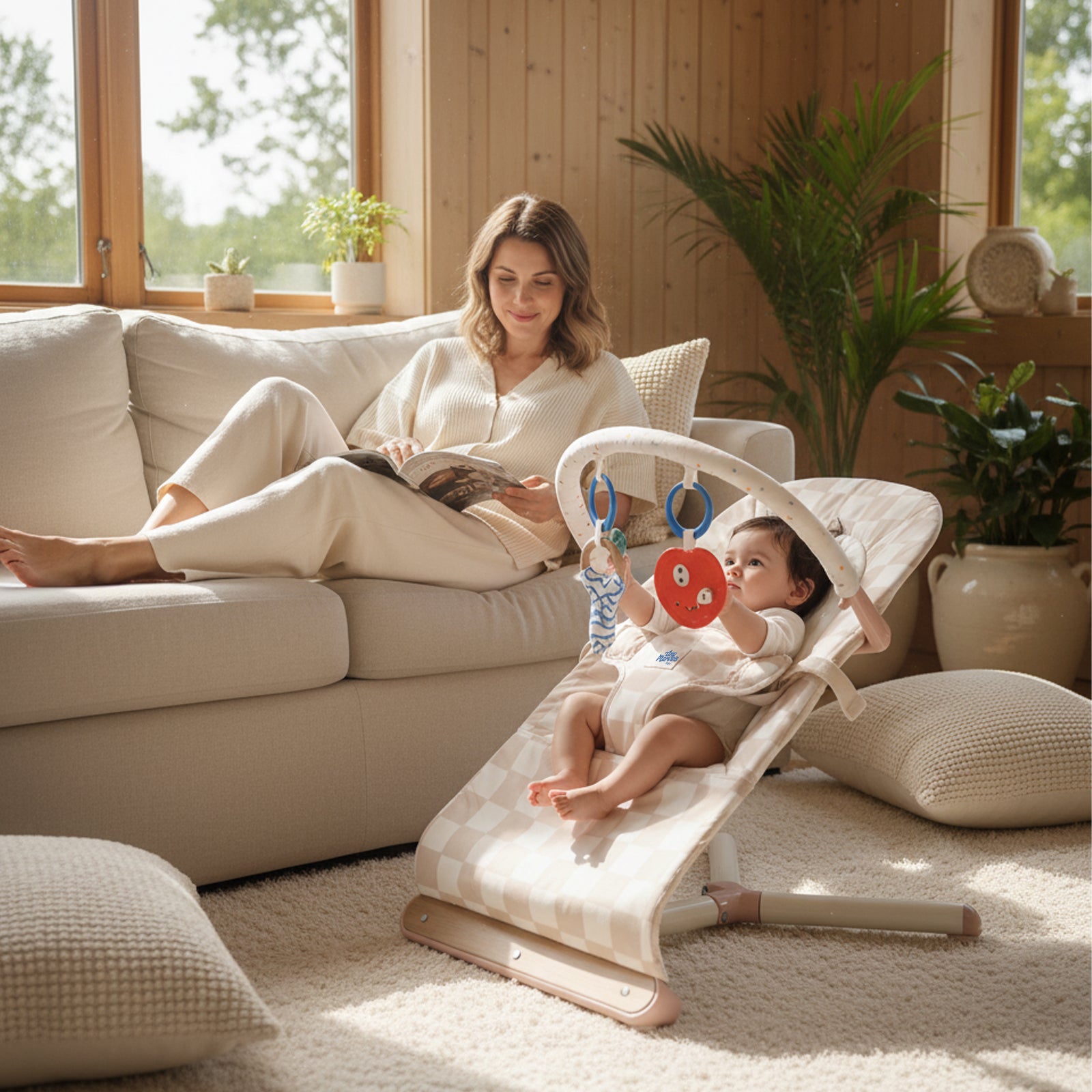Portable Foldable Baby Bouncer