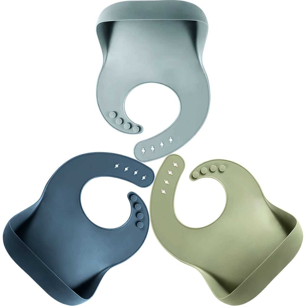Silicone Baby Bibs Set