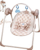 Baby Swings for Infants,Portable Swing with Adaptable Speed, Music(Sander Checker)