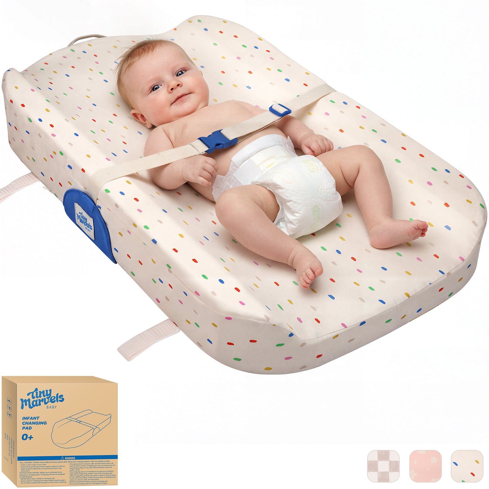 Baby Changing Pad(Cream Confetti)