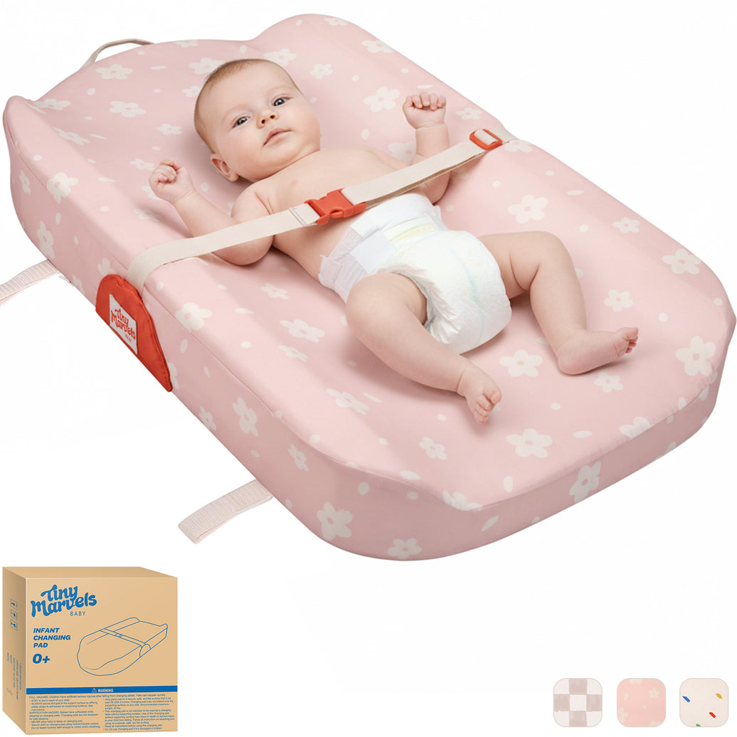 Baby Changing Pad(Blush Petals)