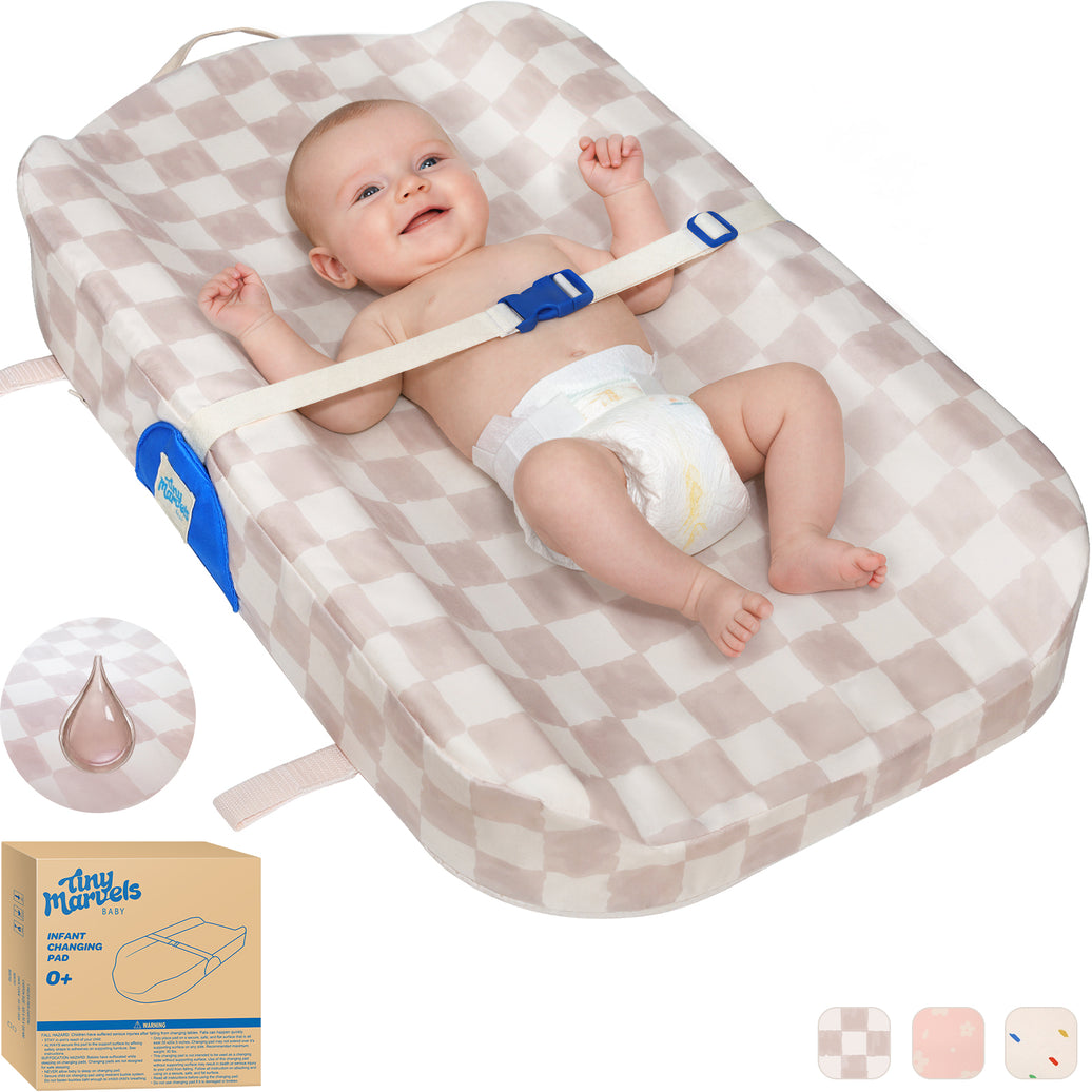 Baby Changing Pad(Sand Checks)