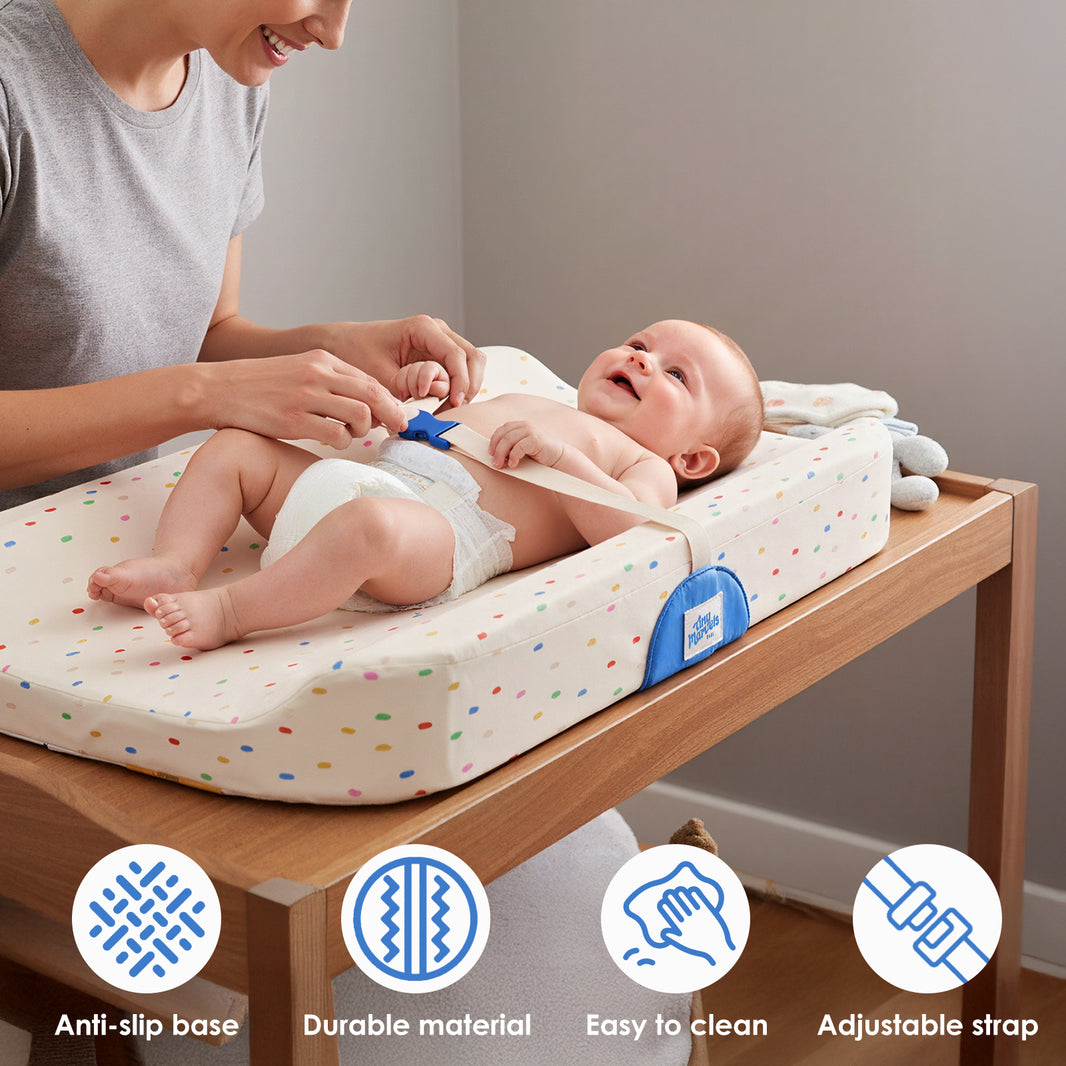 Baby Changing Pad(Cream Confetti)