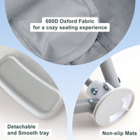 Portable 3-in-1 Baby Chair(Grey)