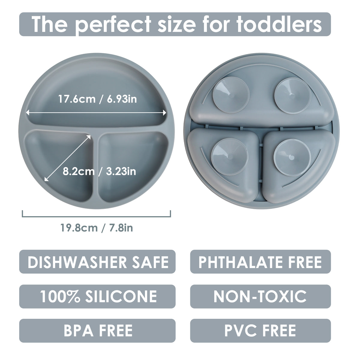 Baby Plates 3 Pack