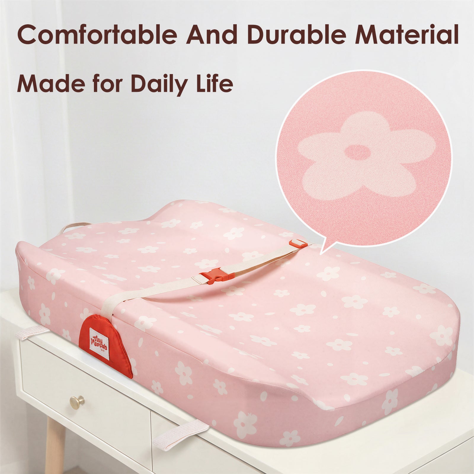 Baby Changing Pad(Blush Petals)