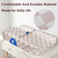 Baby Changing Pad(Sand Checks)