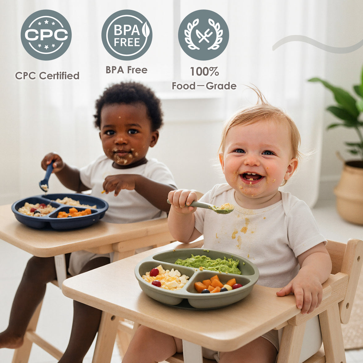 Baby Plates 3 Pack