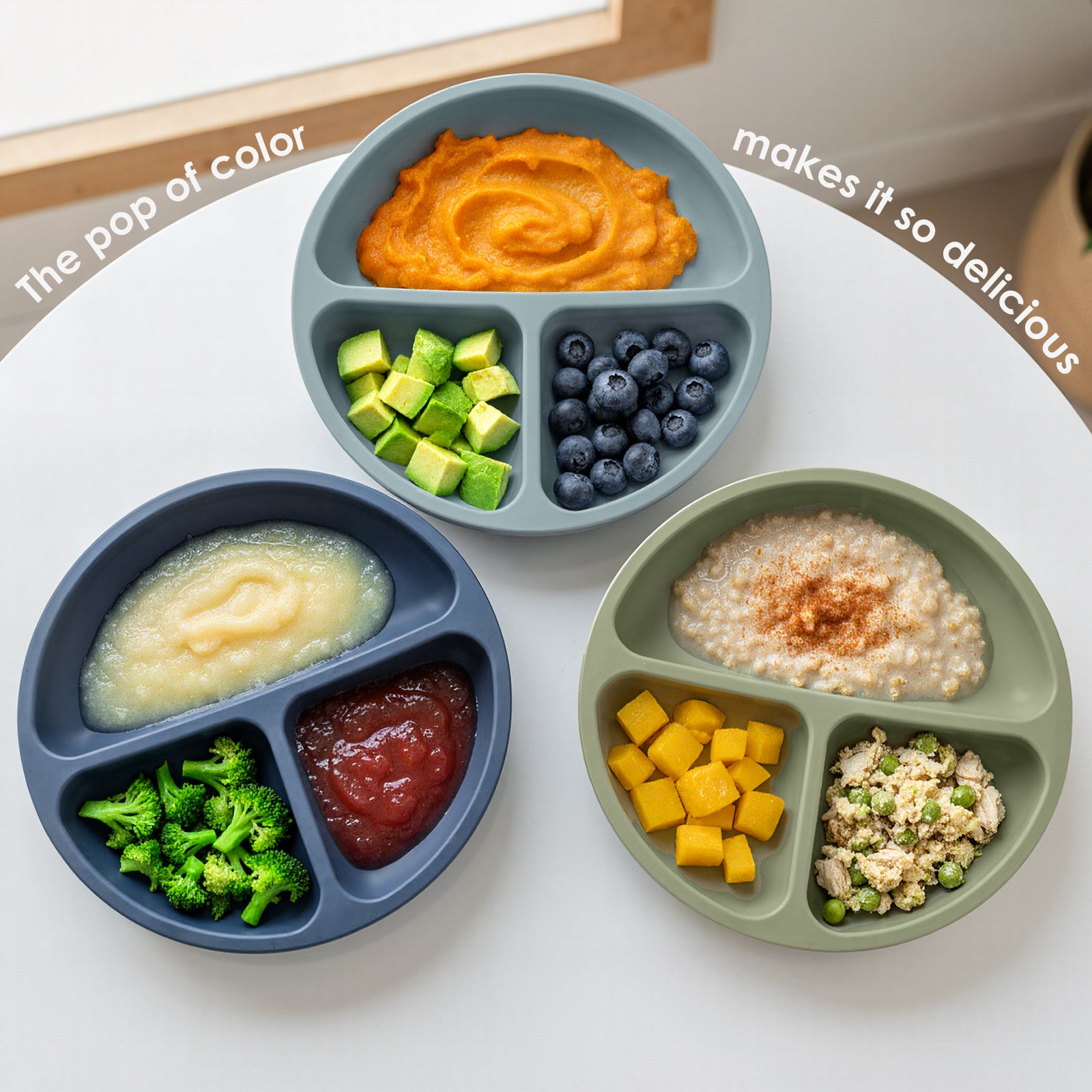 Baby Plates 3 Pack