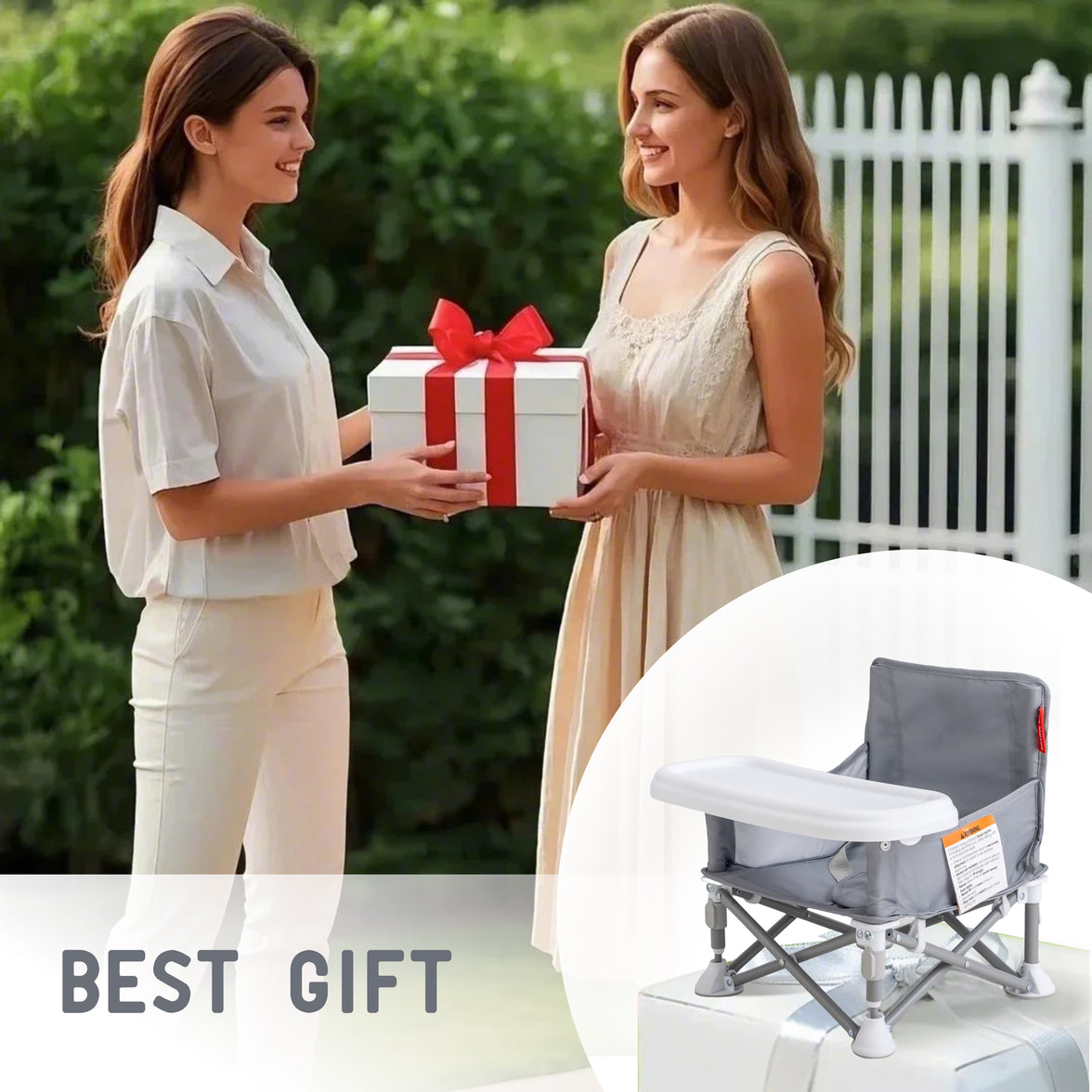 Portable 3-in-1 Baby Chair(Grey)