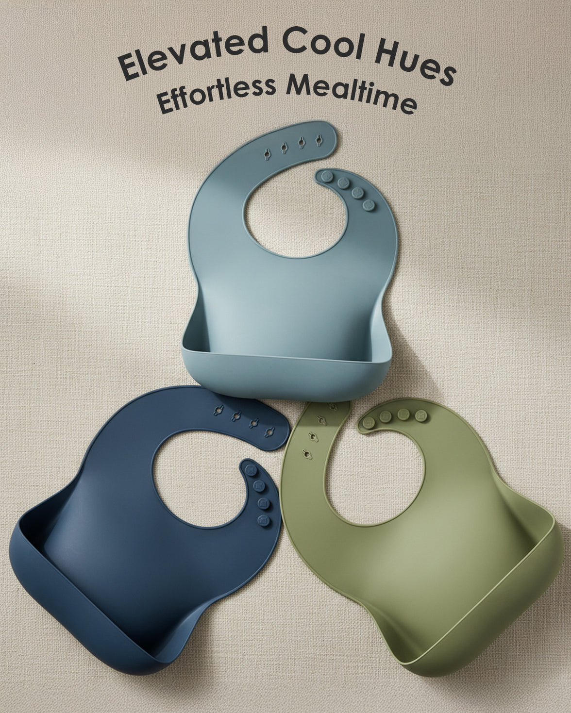 Silicone Baby Bibs Set