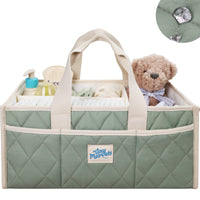 Diaper Caddy Organizer for New Parents(S Sage Green)
